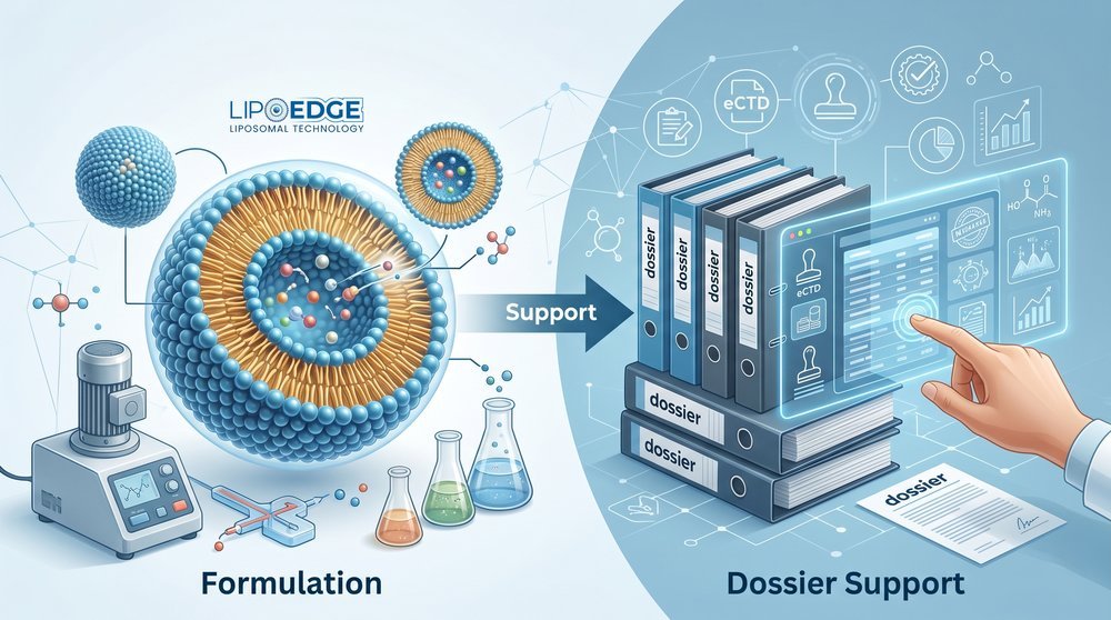 Dossier Support - Formulation Development - Liposedge