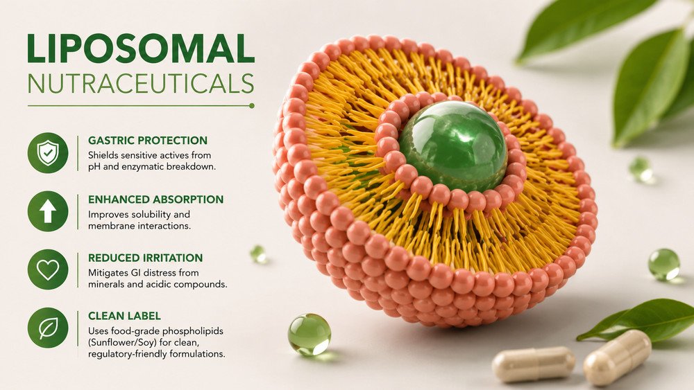 Nutraceutical liposomal delivery
