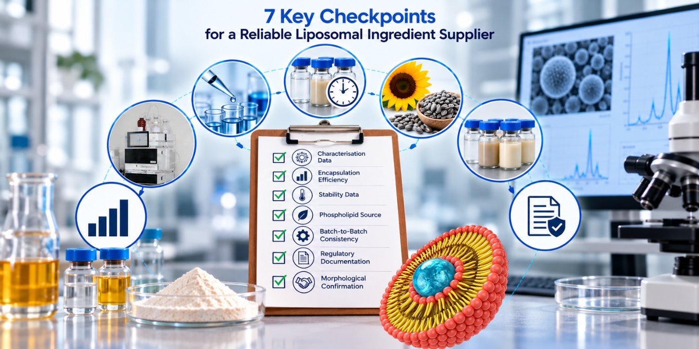 7 key checkpoints for choosing a reliable liposomal ingredient supplier